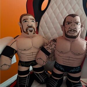 Wrestling Plush Dolls Set